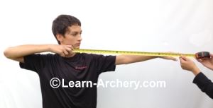 Measuring for arrow length